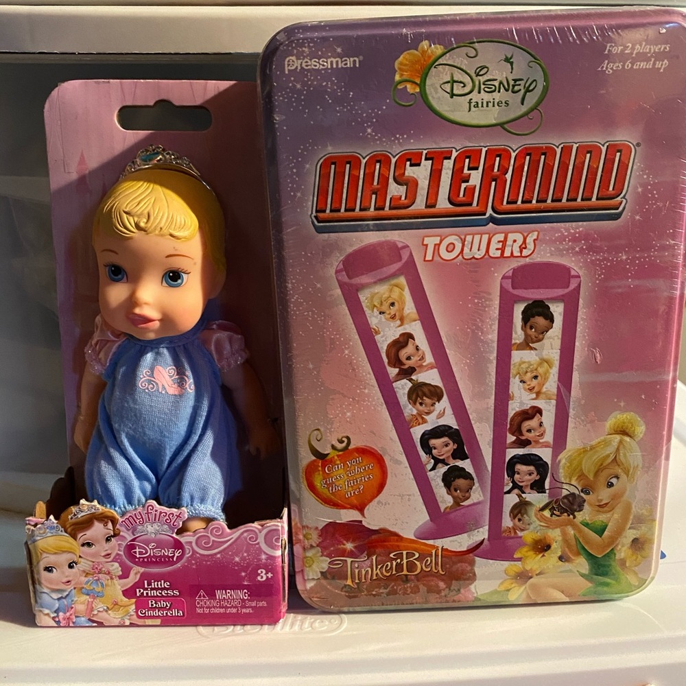 Disney game and baby doll princess
